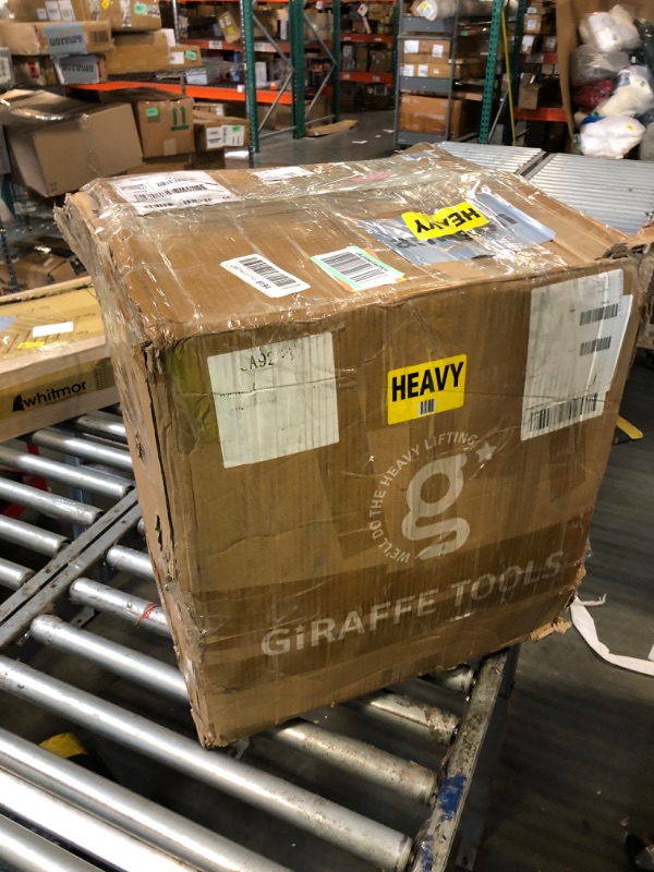 Photo 1 of ***UPDATED 5/22*** Giraffe Tools Garden Hose Reel Cart with Wheels, Stainless Steel Heavy Duty Water Hose Reel Cart, 200 ft of 1/2 Capacity, Mobile for Outside