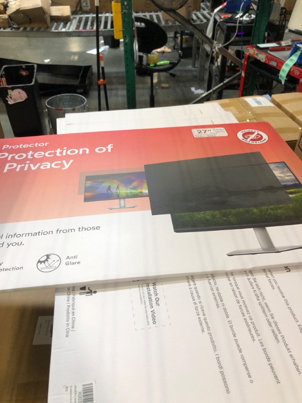 Photo 1 of !!!!FACTORY SEALED!!!!!!!!MOBDIK 27 Inch Computer Privacy Screen for 16:9 Aspect Ratio Widescreen Monitor, Anti Blue Light Computer Monitor Privacy Filter, Anti Glare & Spy - 2 Pack