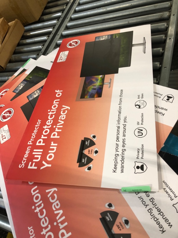 Photo 1 of !!!!FACTORY SEALED!!!!!!!!MOBDIK 27 Inch Computer Privacy Screen for 16:9 Aspect Ratio Widescreen Monitor, Anti Blue Light Computer Monitor Privacy Filter, Anti Glare & Spy - 2 Pack