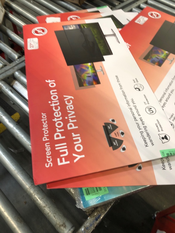 Photo 1 of !!!!FACTORY SEALED!!!!!!!!MOBDIK 27 Inch Computer Privacy Screen for 16:9 Aspect Ratio Widescreen Monitor, Anti Blue Light Computer Monitor Privacy Filter, Anti Glare & Spy - 2 Pack
