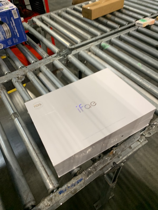 Photo 1 of ***FACTORY SEALED***IFAE Red Light Therapy Mask for Face and Neck, 7 Colors with NIR Led Face Mask Light Therapy with Eye Protection and Remote, Rechargeable Ergonomic Design for True Anti-Aging Skincare at Home Black