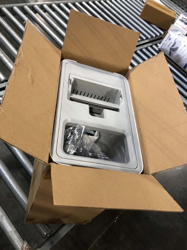 Photo 1 of ** SOLD AS IS, NO REFUND/RETURN** SEE COMMENTS!
Mop and Bucket Set with AUTO Pump, 3-Zone Separate Dirty and Clean Water, Flat Mop and Bucket System with Wringer and Wheels, 3 Reusable Microfiber Pads, One-Touch Water Filling for Home Cleaning