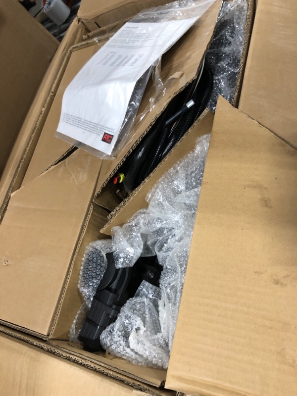 Photo 1 of ***BOARD NOT INCLUDED, JUST MOTORS*** Rough Country Power Running Boards with LED Step Lights for Chevy Silverado/GMC Sierra 1500/2500HD/3500HD, Crew Cab (2009-2014) - Dual Motor Electric Powerstep Board & Retractable Truck Steps