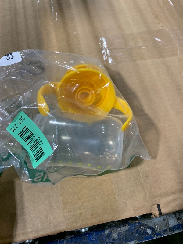 Photo 1 of **LID IS DAMAGED**
Dr. Brown's Milestones Baby's First Straw Cup, Training Cup with Weighted Straw, 9oz/270mL, Vintage Yellow, BPA Free, 6m+