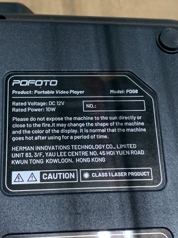 Photo 1 of *** NO REMOTE CONTROL *** POFOTO 9.5" Portable DVD Player for Kids and Car with 7.5" Swivel Screen, 4-6 Hours Working Time, Car DVD Player with Dual Speakers, Remote Control, Support Sync TV, Region Free USB/SD/AV - Purple