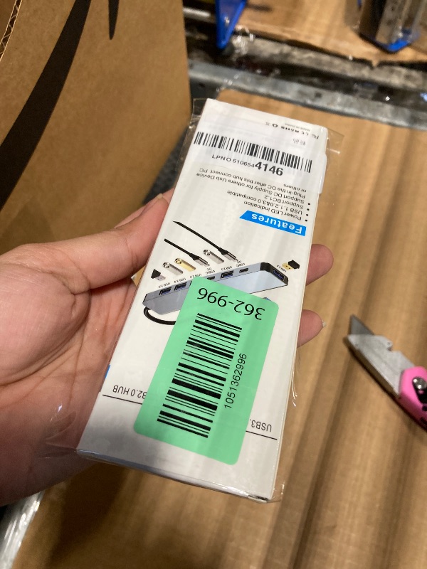 Photo 1 of ?Upgrade? USB C/USB Hub, BERLAT Aluminum 7 in 1 USB C & USB Hub with USB 3.0, USB 2.0 Ports for PC/Laptops/MacBook Pro/Air/iMac/iPad and More Devices