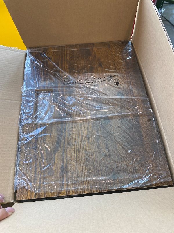 Photo 1 of **UNTESTED**
Tensirock Side Table with Charging Station, Nightstand with Adjustable Fabric Drawer, Bedside Table for Bedrooms, Living Rooms & Home Decor (Brown Black)