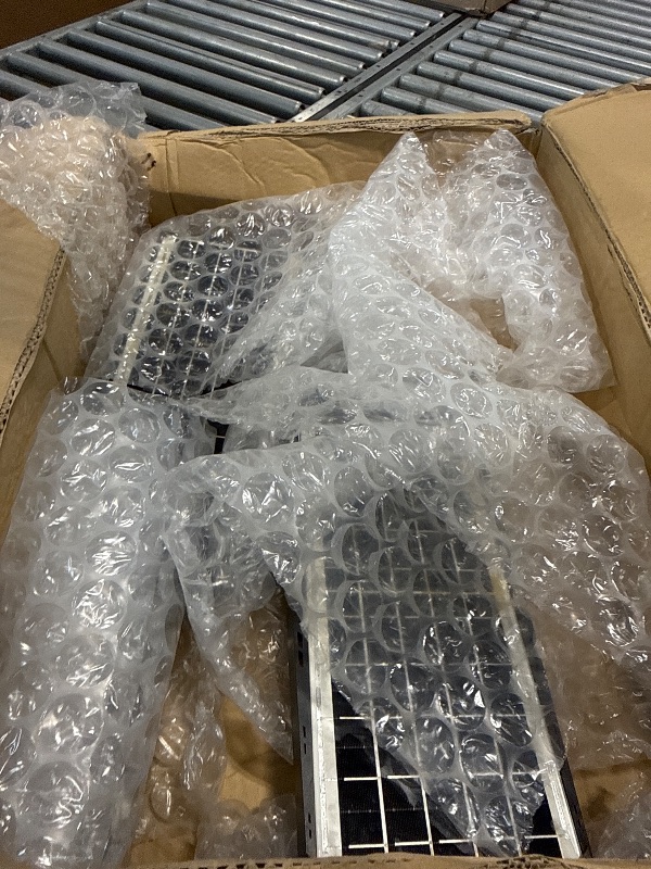 Photo 1 of **UNTESTED**
Deepn Solar Lights Outdoor, IP66 Waterproof Street Lights Outdoor, 6500K Dusk to Dawn Solar Security Flood Lights Motion Sensor with Remote Control for Yard, Entryway Garage, Porch 2 Pack