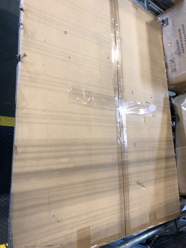 Photo 1 of ***Dented***Amazon Basics Magnetic Dry Erase Whiteboard, 36 x 48-inch, Aluminum Frame, Silver/White, Easy to Install