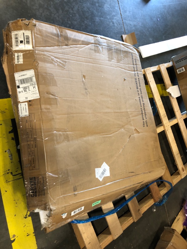 Photo 1 of ***missing hardware***GarveeHome 63 in-86.6 in Extendable Dining Room Table for 6-10, Farmhouse Kitchen Tables w/Wooden Sturdy Frame, Large Rectangular Dinner Table for Dining Room, Kitchen