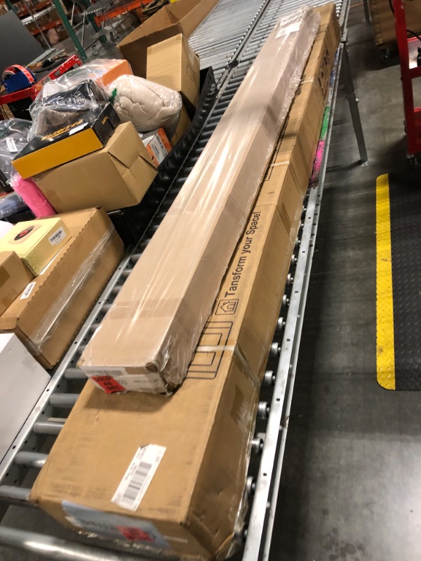 Photo 1 of ***Multiple Boxes*** ***Pick Up With Truck*** SmartStandard 36in x 96in Double MDF Sliding Barn Doors with 6.6FT Bypass Barn Door Hardware Kit, Save Space, Waterproof, Easy Install, Fit 60in-64in Openning, White