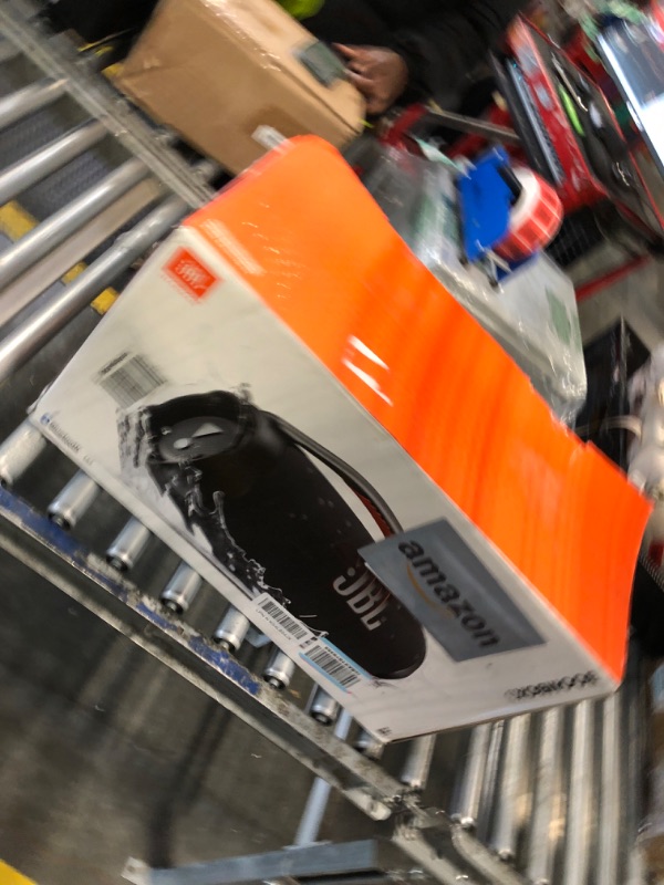 Photo 1 of ** MINOR DAMAGE MISSING THE L *** JBL Boombox 3 Black Portable Bluetooth Speaker with Massive Sound, Deepest Bass, IPX7 Waterproof, 24H Playtime, PartyBoost