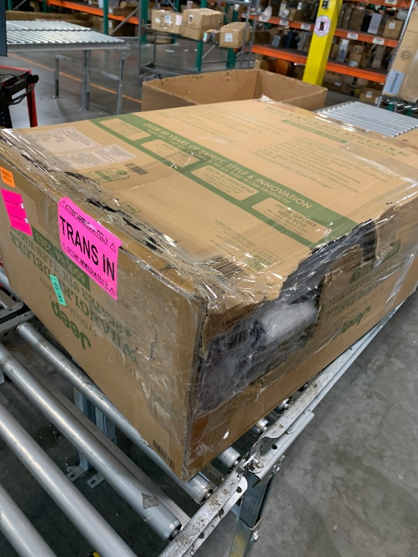 View 4 of ***UPDATED 5/30***Jeep Wrangler Deluxe 4 Seater Stroller Wagon by Delta Children - Premium Quad Stroller Wagon for 4 Kids with Convertible Seats, Adjustable Push/Pull Handles, Removable Canopy & Flat Fold, Grey