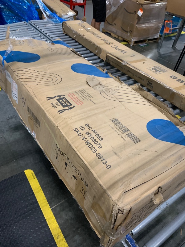 Photo 1 of ***Damaged Packaging*** ***Loose Hardware In Box*** Furmax Dresser for Bedroom, 6 Wood Dresser, Chest of Drawers, for TV up to 65 inch, TV Stand Storage Chest of Drawers for Hallway Entryway (Black)