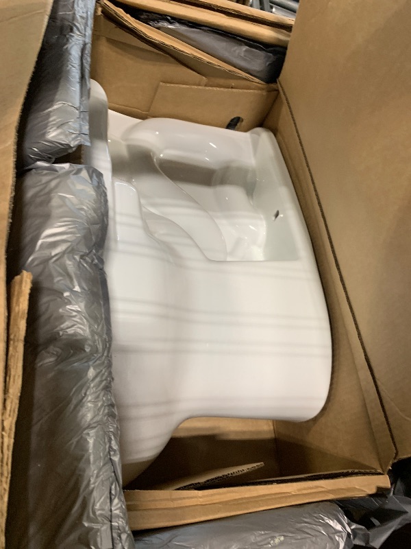 Photo 1 of ***Multiple Boxes*** TOTO® Drake® WASHLET®+ Two-Piece Elongated 1.28 GPF TORNADO FLUSH® Toilet with C5 Bidet Seat, Cotton White - MW7763084CEG#01