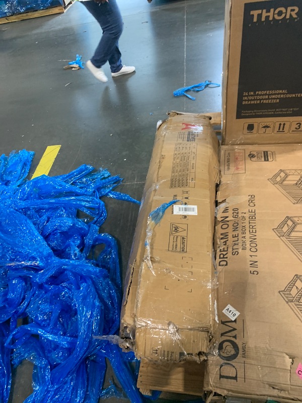 Photo 1 of ***Only Box A*** ***Damaged Packaging*** GarveeTech Cherry Picker Engine Hoist, Folding Engine Crane, 2 Ton 4400lb Engine Hoist Lift, Heavy Duty Hydraulic Engine Shop Crane with 6 Casters, Telescopic Boom Hitch, Red, No Lever