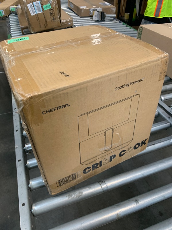 Photo 1 of **NON-FUNCTIONAL**
Chefman Air Fryer – 4 QT Compact Airfryer for Quick & Easy Meals in Minutes, Features Hi-Fry Technology for Extra Crisp, Touchscreen Controls with 4 Presets, Nonstick & Dishwasher Safe Basket - Black