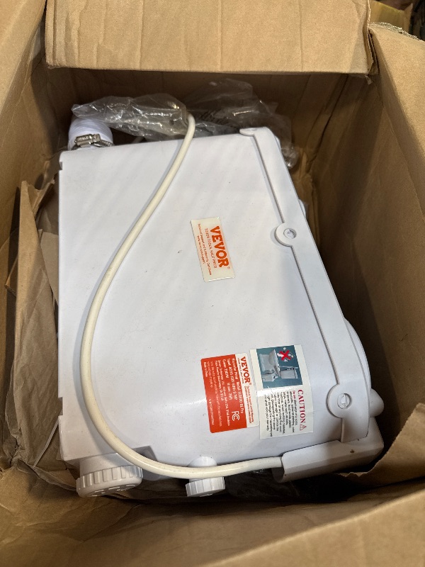 Photo 1 of ***Missing Hardware***VEVOR 500W Utility Sink Pump, 29 GPM Flow, 26 ft/8 m Head, Macerator Sewerage Sump Pump with 3 Water Inlets for Basement, Kitchen, Sink, Shower, Bathtub, Laundry Waste Water Disposal Upflush Machine