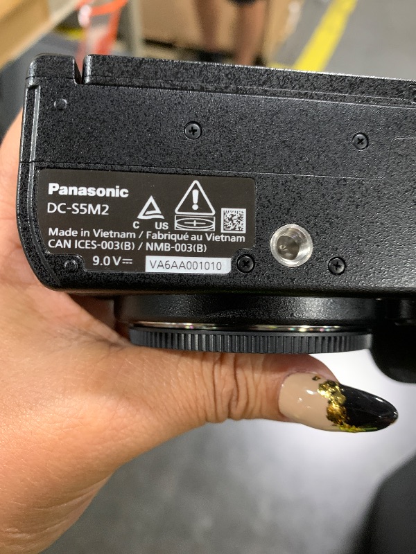 Photo 1 of **NO LENS**Panasonic LUMIX S5II Mirrorless Camera, 24.2MP Full Frame with Phase Hybrid AF, New Active I.S. Technology, Unlimited 4:2:2 10-bit Recording - DC-S5M2BODY9 Black