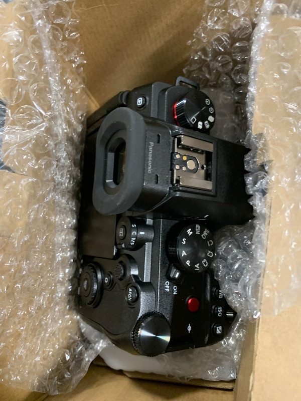 Photo 1 of **NO LENS**Panasonic LUMIX S5II Mirrorless Camera, 24.2MP Full Frame with Phase Hybrid AF, New Active I.S. Technology, Unlimited 4:2:2 10-bit Recording - DC-S5M2BODY9 Black