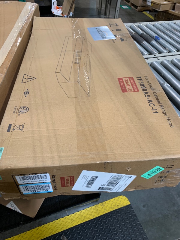 Photo 1 of **** AS IS ALL SALES FINALNO RETURNS ****Zomagas Range Hood 36 inch Under Cabinet, Ducted/Ductless Kitchen Hood 280CFM, Stainless Steel Vent Hood with Rocker Button Control, Stove Hood with 2 Speeds Fan, Bright LED Light