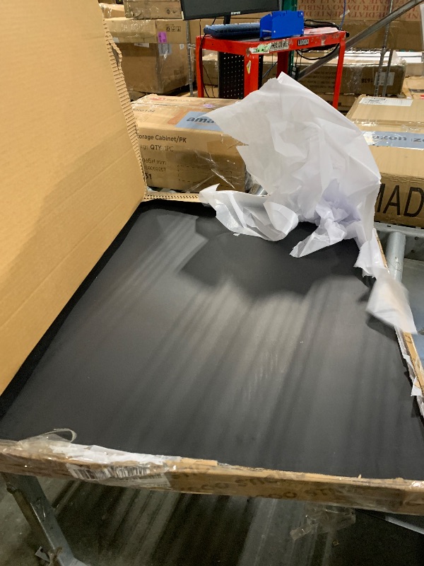 Photo 1 of [MISSING SHEETS] STICKGOO Black Drop Ceiling Tiles 2ft x 2ft, Waterproof PVC Ceiling Panels, Fire Resistant and Washable Smooth Ceilings Decor Coverings 24 x 24in - 12 Pack Cover 48 Sq. Ft