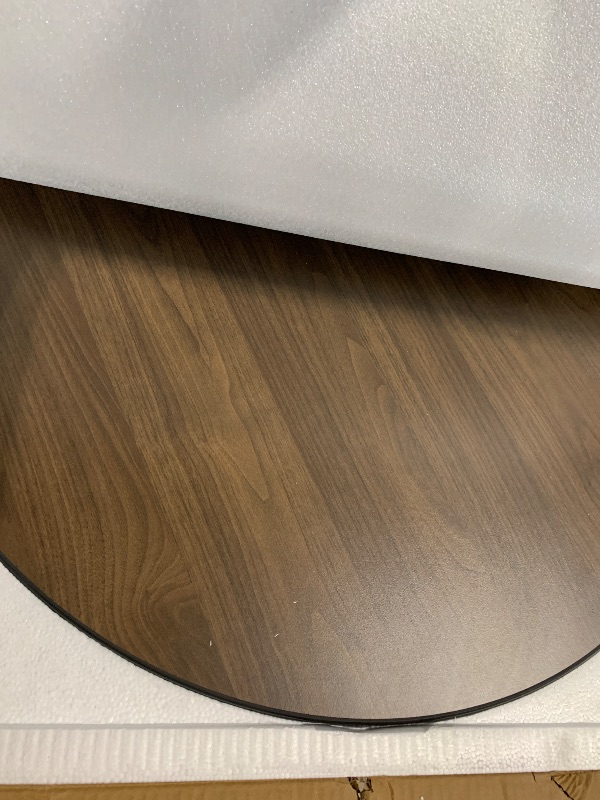 Photo 1 of ***TABLE TOP ONLY*** Regency Cain Small 30 in. Round X-Base Cafe Table- Noble Oak