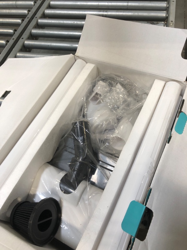 Photo 1 of **UNTESTED**
Cordless Vacuum Cleaner for Home, Powerful Stick Vacuum Cleaner with LED Screen and 3-Speed Suction, Rechargeable Vacuum Cordless, Lightweight Handheld Vacuum for Hard Floors Carpets Pet Hair, White
