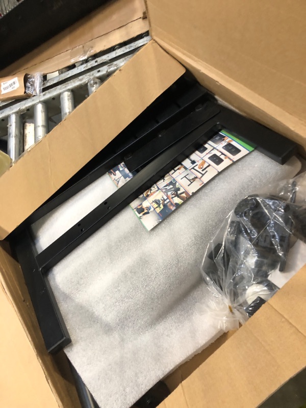 Photo 1 of [BROKEN DOES NOT WORK] multifunctional Wooden Laptop Treadmill Desk with 2 cooling fan.Rolling Laptop Workstation Stand Cart Desk for Laptops, Books, Tablets, and Art, Made for Sofa,Treadmill,car,Bed,Chair,or Standing