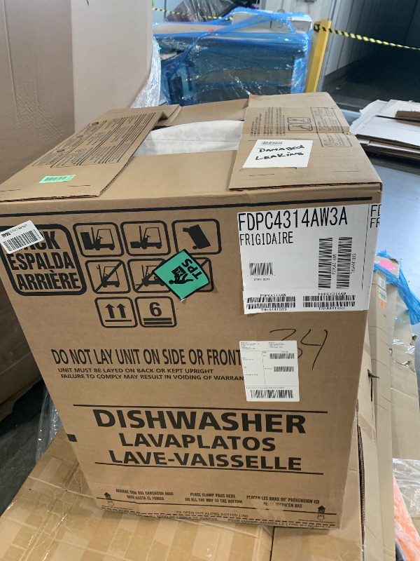 Photo 1 of *** POSSIBLE LEAKS ** Frigidaire FDPC4314A 24 Inch Wide 14 Place Setting Built-In Front Control Dishwasher with 5 Wash Cycles and MaxDry™ - White