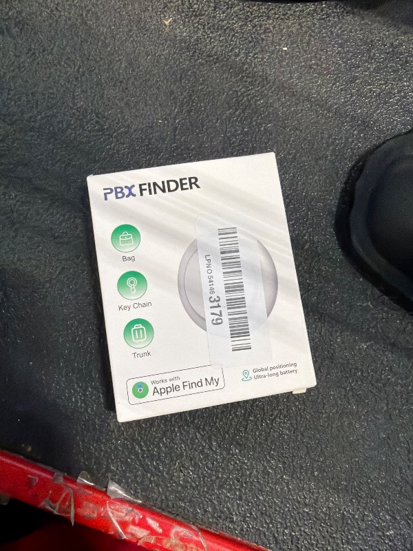 Photo 1 of [Apple MFi Certified] LBPRT Air Tracker Tag 4 Pack, Smart Bluetooth Item Finder Work with Apple Find My (iOS Only, Android not Supported), Key Locator for Luggage Suitcase, Wallet. Replaceable Battery