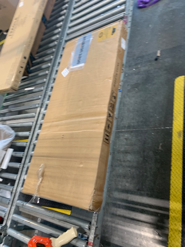 Photo 1 of *** partial set ONLY CONATAINS BOX 2/2***** YITAHOME Queen Size Bed Frame with 4 Storage Drawers and RGB LED Lights, 57'' Tall Headboard Velvet Upholstered Bed with Charging Station, No Box Spring Needed, Easy Assembly, Noise-Free, Grey