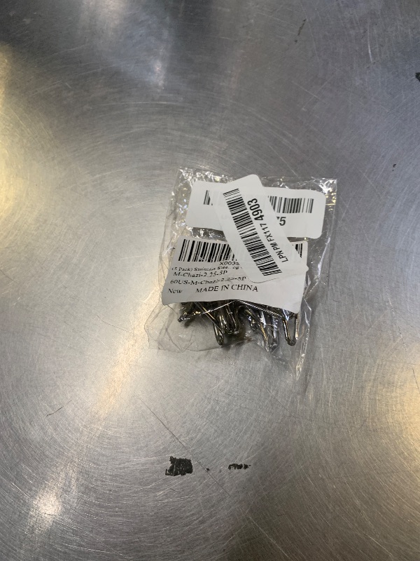 Photo 1 of (5 Pack) Stainless Steel Dog Collar Extra Links Designed for 2.25mm H-S Small Dog Collar Links, Silver