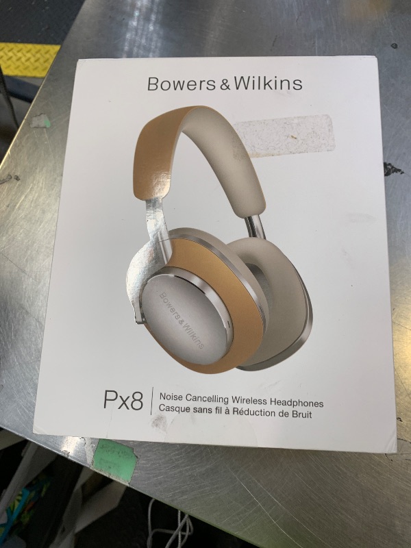 Photo 1 of Bowers & Wilkins Limited Edition Px8 Over-Ear Bluetooth Headphones, Advanced Active Noise Cancellation Wireless Headphones, Luxurious Materials, 30-Hr Battery Life, 15-Min Quick Charging, Tan