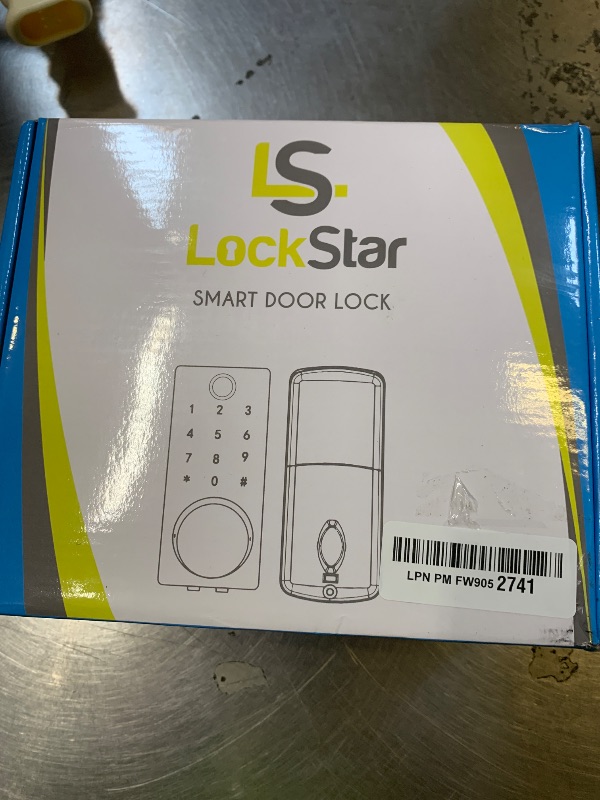 Photo 1 of LOCKSTAR® Smart Door Lock • Keyless Entry Deadbolt Door Lock • Multiple Entry Methods – APP • Fingerprint Touch ID • Keypad Code • Card FOB • Traditional Key • Smart Home Devices