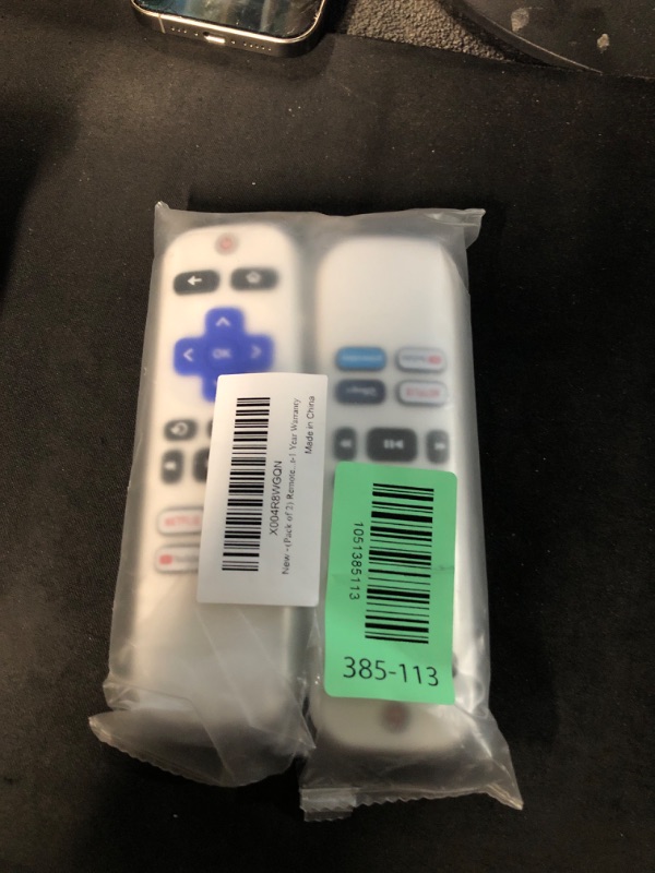 Photo 1 of (Pack of 2) Remote Control Only for TCL Onn Hisense Sharp Philips Westinghouse Insignia Element TLC Roku Smart TV Ruko Ruku Roko Remotes Replacement-1 Year Warranty