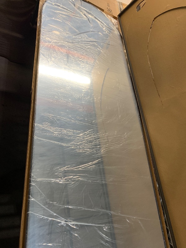 Photo 1 of (see all images) Antok Full Length Mirror, 71"x28" Floor Mirror with Stand, Hanging Mounted Mirrors for Bedroom, Living Room, Cloakroom, Dining Room, Black, Arched