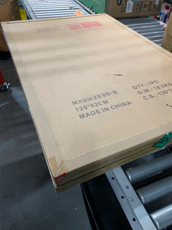 Photo 1 of ***FACTORY SEALED***JACUKO Wall Mirror Decorative - 30 * 46 Inch Large Rectangular Decorative Mirror for Living Room, Modern Accent Glass Wall Mirror for Bedroom, Office