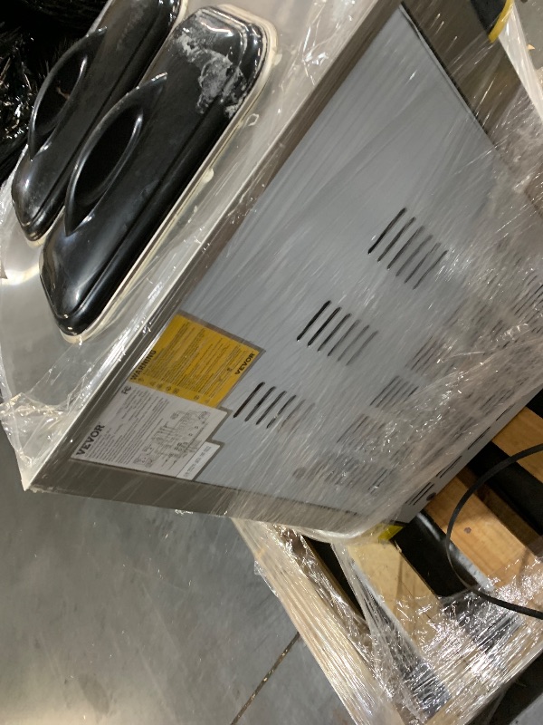 Photo 1 of ***CHECK NOTES*** VEVOR Commercial Ice Cream Maker, 22-30L/H Yield, 2350W Countertop Soft Serve Machine with 2x6L Hopper 2L Cylinder LCD Panel Puffing Shortage Alarm, Frozen Yogurt Maker for Restaurant Snack Bar, Silve