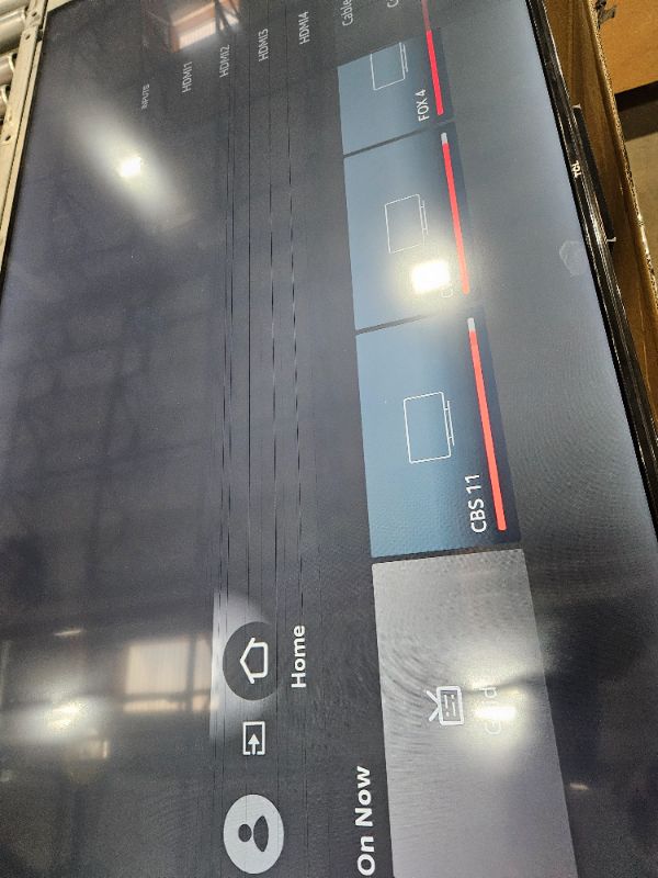 Photo 1 of ** damaged screen has black lines going thru the middle, final sale *** TCL 50-Inch Class S5 UHD 4K LED Smart TV with Fire TV (50S551F, 2024 Model), Dolby Vision, HDR PRO+, Dolby Atmos, Alexa Built-in with Voice Remote, Apple AirPlay 2 Compatibility, Str