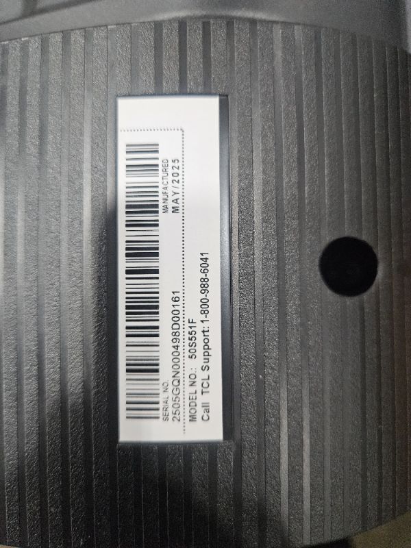 Photo 1 of ** damaged screen has black lines going thru the middle, final sale *** TCL 50-Inch Class S5 UHD 4K LED Smart TV with Fire TV (50S551F, 2024 Model), Dolby Vision, HDR PRO+, Dolby Atmos, Alexa Built-in with Voice Remote, Apple AirPlay 2 Compatibility, Str