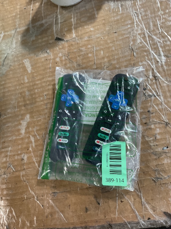 Photo 1 of (Pack of 2) Replacement Remote Control Only for Roku TV, Compatible for TCL Roku/Hisense Roku/Onn Roku/Sharp Roku/Element Roku/Westinghouse Roku/Philips Roku Smart TVs (Not for Roku Stick and Box)