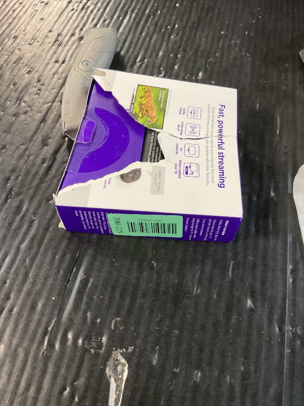 Photo 1 of (missing pieces)(sold for parts) Roku Streaming Stick 4K - HDR & Dolby Vision Roku Streaming Device for TV with Voice Remote & Long-Range Wi-Fi - Free & Live TV