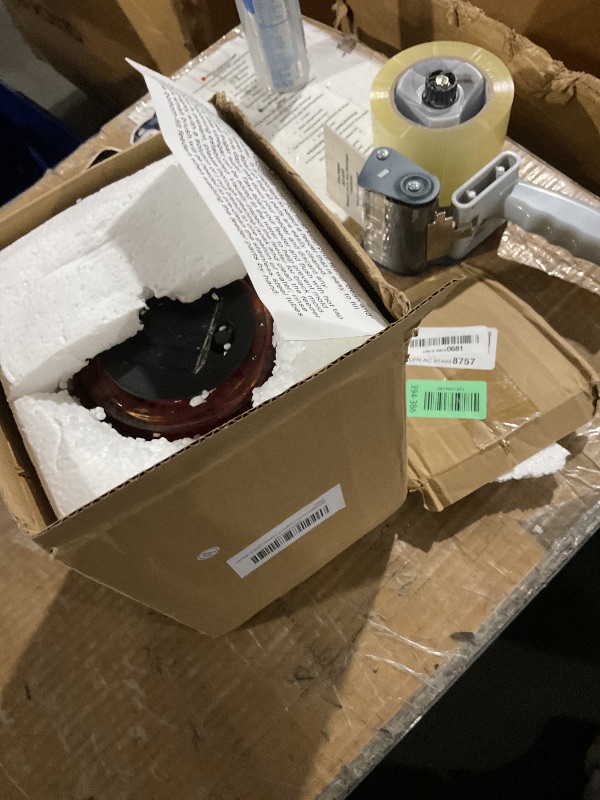 Photo 1 of (missing hanging pieces) Solar Hummingbird Feeder for Outdoors Hanging Patio Designed 32 Ounces Colorful Hand Blown Glass Hummingbird Feeder