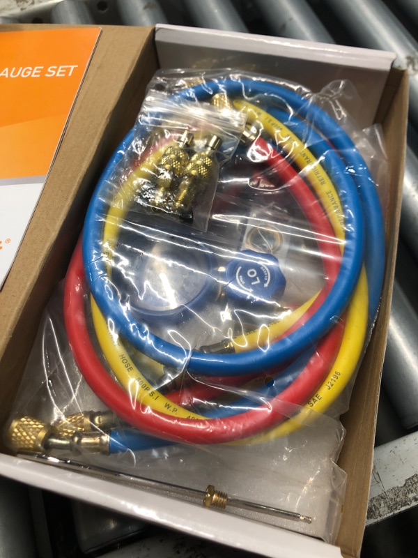 Photo 1 of (used)(please see all images) BACOENG 3.6CFM AC Vacuum Pump and Gauge Set - Home Mini Split Vacuum Pump Kit for R410A Refrigerants -