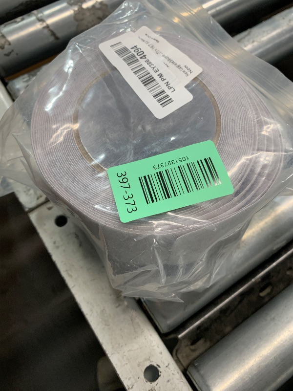 Photo 1 of ?New Upgrade? Silicone Door Weather Stripping Door Seal Strip, 19.7 Feet Self-Adhesive D-Shape Door Insulation Strip for Door Frame& Window