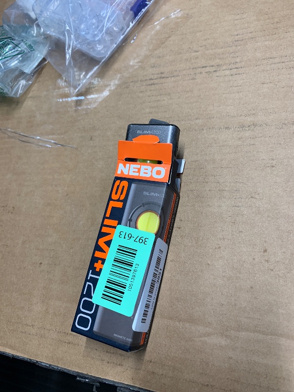 Photo 1 of ** HEAVY USE SCATCHES **NEBO Slim+ 1200, Powerful and Rechargeable 1200 Lumen Pocket Light