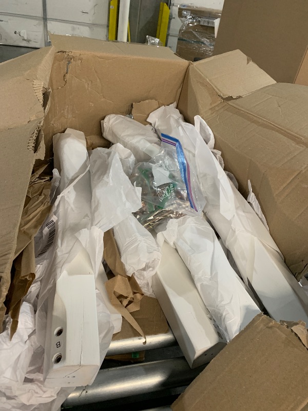 Photo 1 of ***STOCK PHOTO FOR REFERENCE ONLY ***Tribesigns Farmhouse Kitchen Table Set for 4-6, 55-Inch Wooden Dining Table with 2 Benches, Space Saving 3 Pieces Heavy Duty Dinette for Dining Room, Kitchen, Small Space