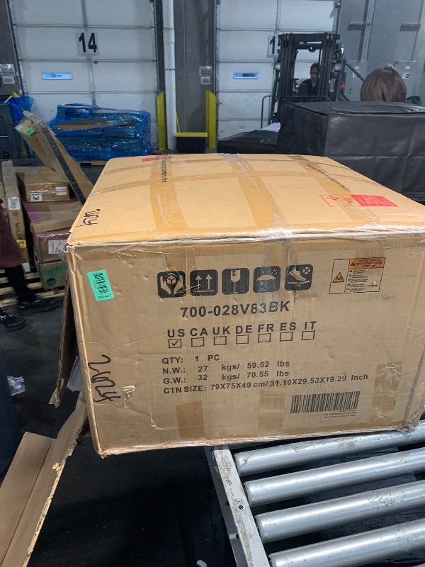 Photo 1 of ***STOCK PHOTO FOR REFERENCE ONLY ***Accent Chair with Table, Modern Upholstered High Back Armchair with Table, Single Sofa Chair with Lounge Seat and Wood Legs for Bedroom Office Reading, BLACK