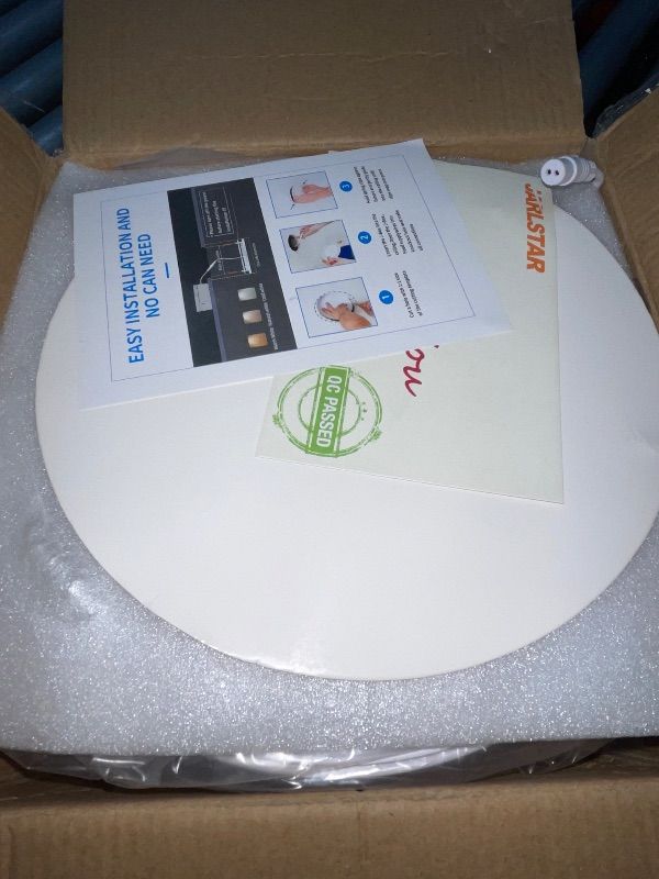 Photo 1 of ***LIKE NEW/OPEN BOX***
JARLSTAR 8 Inch LED Recessed Light with Junction Box, 8Pack Ultra Thin LED Recessed Lighting.6000K Daylight, No Dimmable,18W 8" Recessed Ceiling Canless Wafer Downlight.Slim Can-Killer Lights,CRI80+